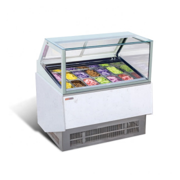 ice cream refrigerator display showcase